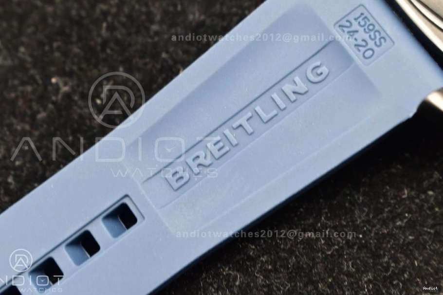 Bezel Blue On Dial A2824 1:1 Best Superocean Edition Black Black Automatic TF Strap Rubber 44 0329